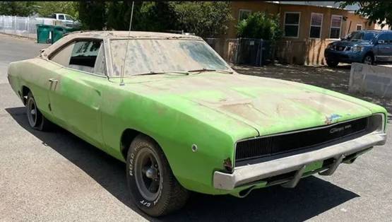 Unique 52-year-old Dodge Charger with rare engine found in garage