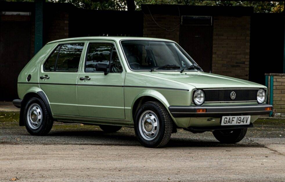 40-year-old VW Golf with less than 1200 km mileage will be auctioned off