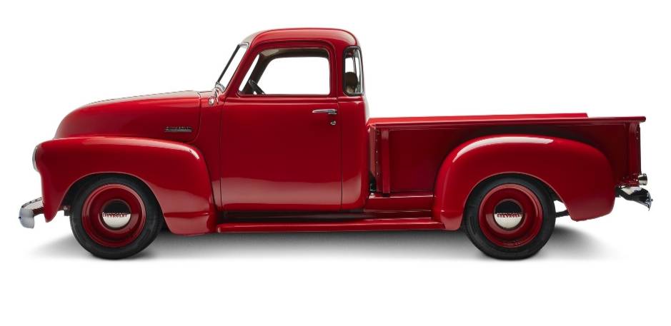 The classic Chevrolet pickup truck has been turned into an electric restomod
