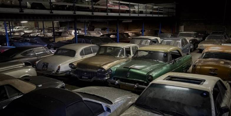Collection Of 230 Classic Cars Discovered In Hidden Barn Find